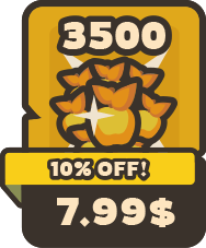 3500 golden apples for 7.99$