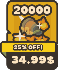 20000 golden apples for 34.99$